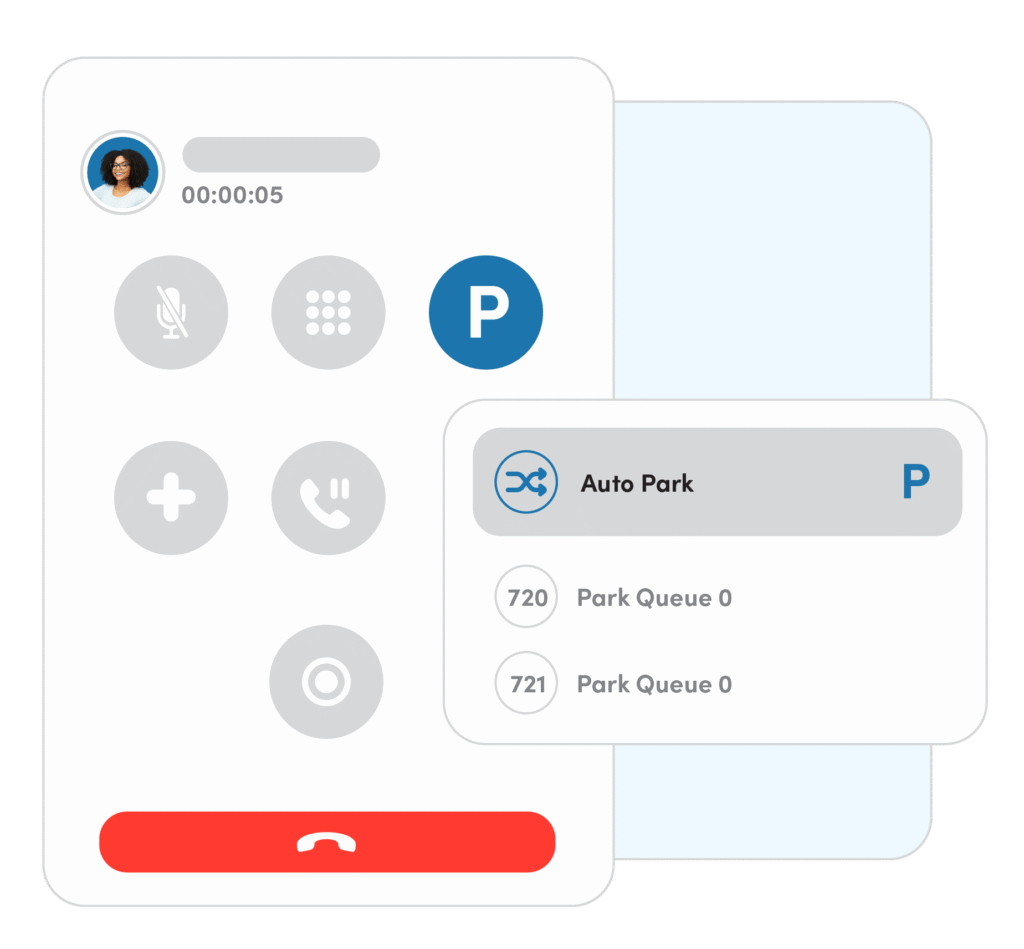 Cloud PBX system dashboard on desktop and mobile