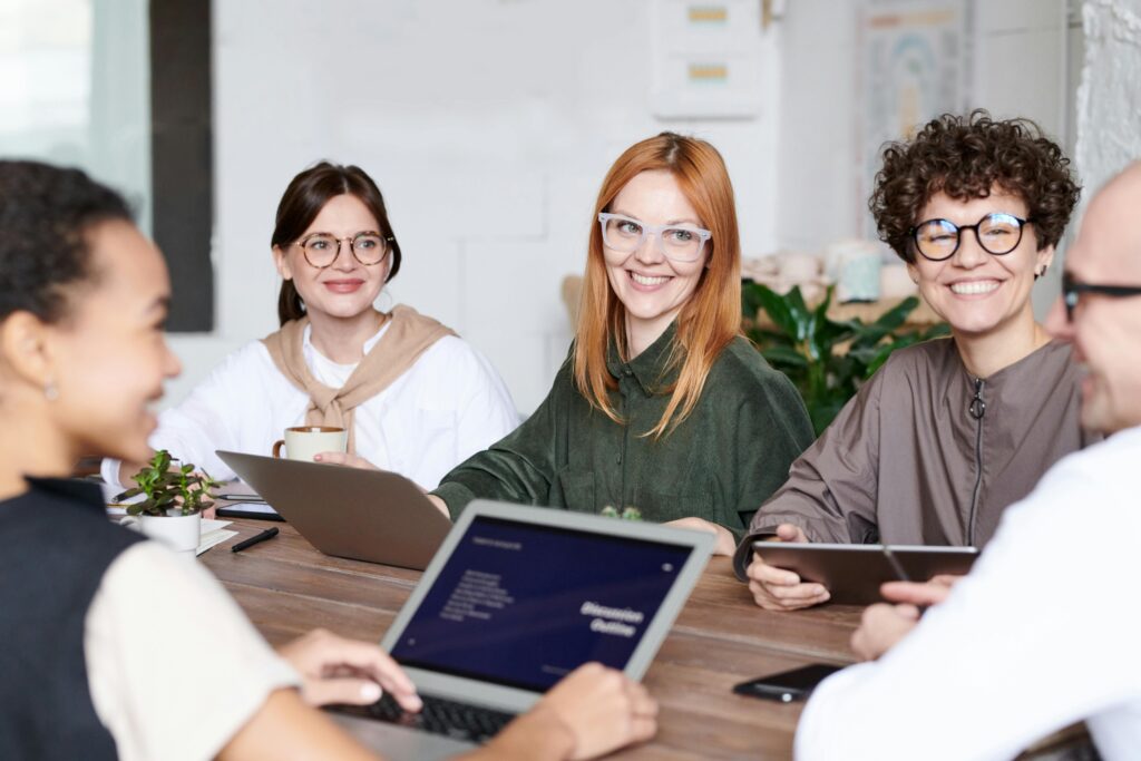 Team collaborating with Microsoft Teams and VoxConnectUC Teams Connector